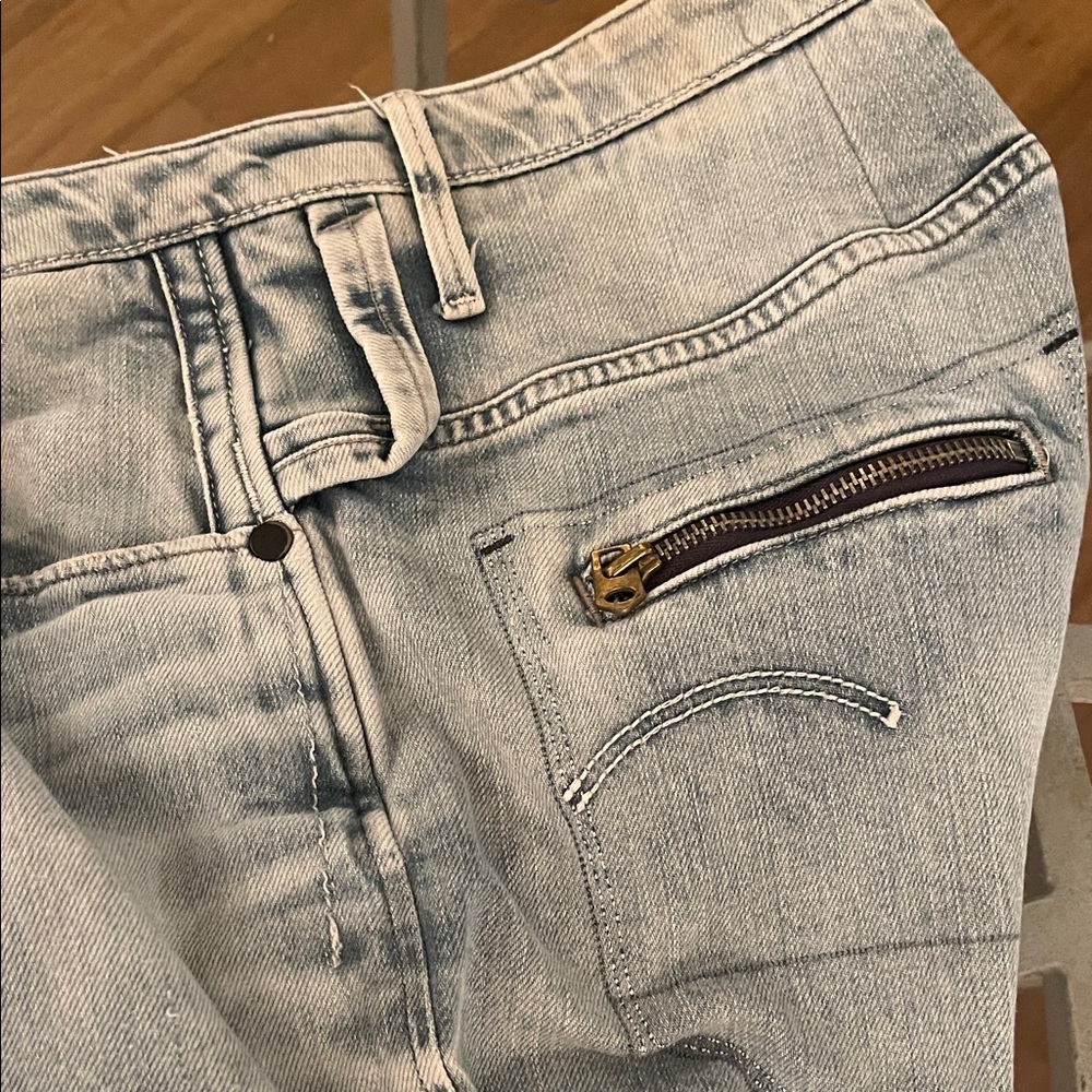 G-Star Women’s  Faded Blue Arch  Jeans - Picture 5 of 6